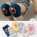 Baby Knee Pads Cartoon Mesh Non Slip Leg Warmers Summer Kids Safety Girl Boy Crawling Elbow Cushion Baby Accessories. 