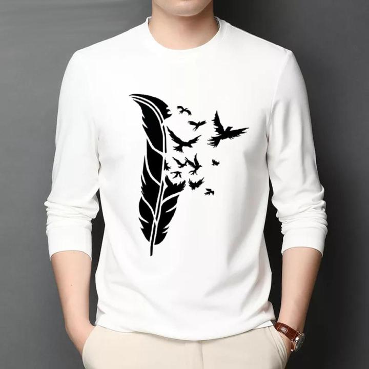 New Autumn T-Shirt Casual T Shirt Men Women Long Sleeve Tshirt Funny T Shirts Digital Printed Tshirt - T Shirt For Man - T Shirt For Man - T Shirt For Man - T Shirt