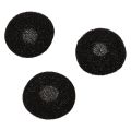 200 Pcs Black Sponge Eaud Headphone Cap Ear Pads Cover Replacement.