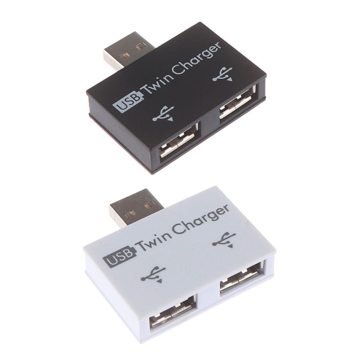 External 2 Port USB Splitter USB HUB Micro USB Power Port Multi-port Adapter Creek