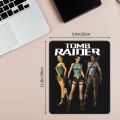 Lara Croft Tomb Raider Vintage Mouse Pad Adventer Game Waterproof Desk Mat Pads Natural Rubber Gamer Computer Laptop Pad.