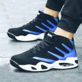 PT Civilization Men's Shoes New Trend Sports Shoes Rubber Bottom Air Cushion Plus Size Basketball Shoes Training Increased Shoes Wear-resistant.