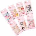 【Aesth Diary Store】（NEW）Children Press On Nails,24 Pcs Fake Nails Tips For Kids Acrylic Nails Pre-Glue Full Cover Short False Nails Cute Fingernails Yao Store. 