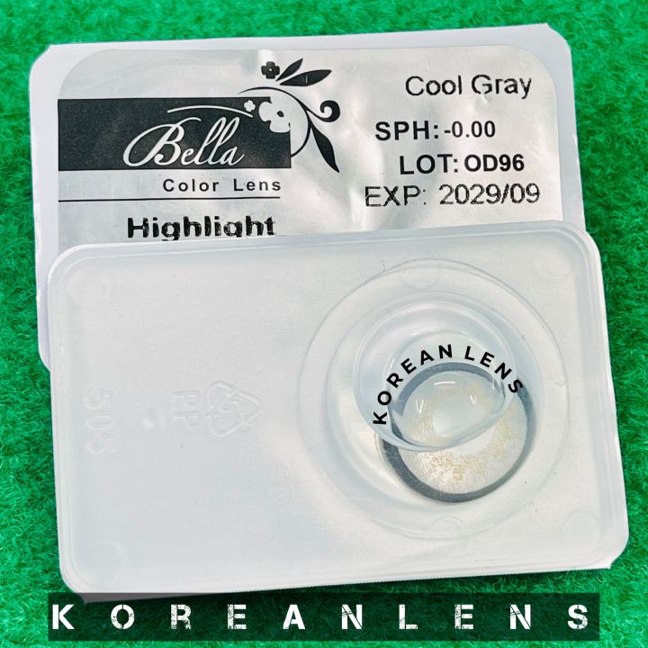 Bella H Cool Gray Colored Contact Lenses