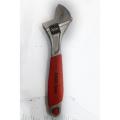 Adjustable Wrench 12 Inch with RED Rubber Grip Handle 300mm Heavy Duty, HMBR Brand As A pictur.