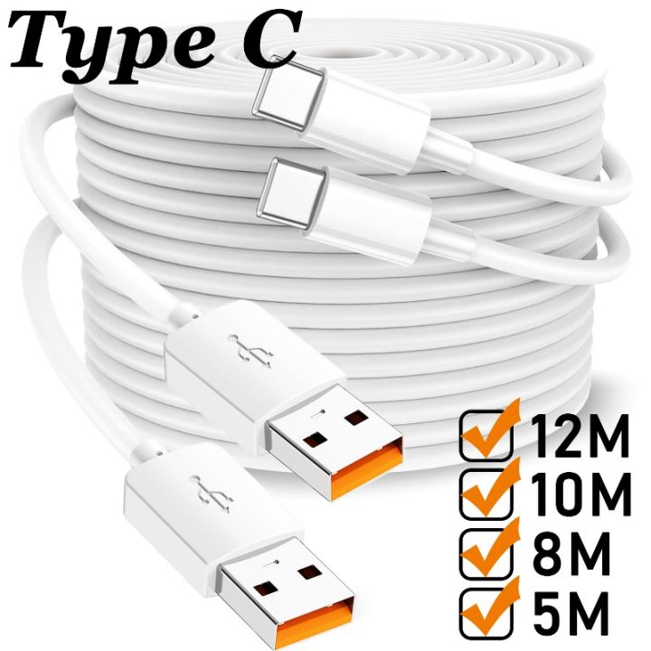 12/10/8/6/5/3/2/1.5/1/0.3M USB C Extension Cable USB3.0 Male To Type C Female Phone Charge Cable for Camera Laptop Xiaomi Huawei