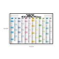 New Paper Planning Wall Calendar Multipurpose 2025 Plan Daily Calendar Memo Pad Hanging Planner Sheet Home Office. 