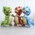1pcs 3D Giant Assemble Dinosaur Foil Balloon Animal Balloons Childrens Dinosaur Birthday Party Decorations Balloon Kids Toys.