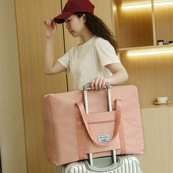 Travel%20Bag%20Portable%20Large-Capacity%20Luggage%20Bag%20Pending%20Delivery%20Clothes%20Storage%20Bag%20Travel%20Business%20Trip%20Short%20Distance%20Waterproof%20Gym%20Bag%20-%20Image%205