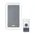 Wireless Digital Door Calling Bell - White And Grey Sage Wireless Door Calling Bell. 