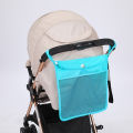 Four-color linen stroller hanging bag baby stroller back hanging bag baby out storage bag. 