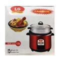 Rice Cooker & Curry Cooker 1.8 L Single pot (Stainless steel/Non-stick) SS Body with Glass Lid. 