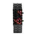 Lamgool Lava 3.0 LED Fashion LED Digital Alloy Men Women Wrist Watch Bracelet  European and American Unique Creative Lava Led Waterproof Trendy Men's Watch Men's Bracelet for gift. 