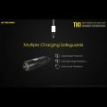NITECORE TIKI TIKI LE USB-Rechargeable Keychain Light Triple Lihgt Sources Mini LED Flashlight Built-in Battery.