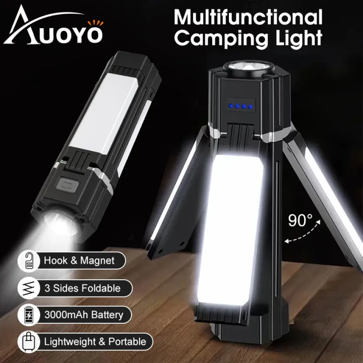 Auoyo%20Camping%20Light%20Work%20Light%20Flashlight%20Portable%20Adjustable%20Repair%20Light%20USB%20Rechargeable%20Warning%20Light%20Magnetic%20Work%20Light%20Camping%20Lantern%20with%20Hook%20for%20Car%20Repair%20Outdoor%20Home%20Camping%20Emergency%20-%20Image%202