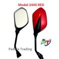 Koso Medium ( Mirror) Universal Looking glass for Motorcycle Red ( 2445)- 2 Pis. 