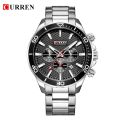 CURREN 8309 Watches For Men Stainless Steel Band Quartz Wristwatch Fashion Brand Chronograph and Calendar Male Clock Hombre. 