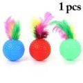 Colorful Golf Interactive Ball with feature Cat Toy 1pcs. 