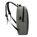 Computer school bag, USB charging port, casual large-capacity backpack, three-piece set, mid-to-high-end business backpack, multi-functional.