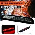 Smoked 12-LED Third Rear Tail Brake Stop Light Reverse Lamp for Toyota Hiace 2005-2013. 