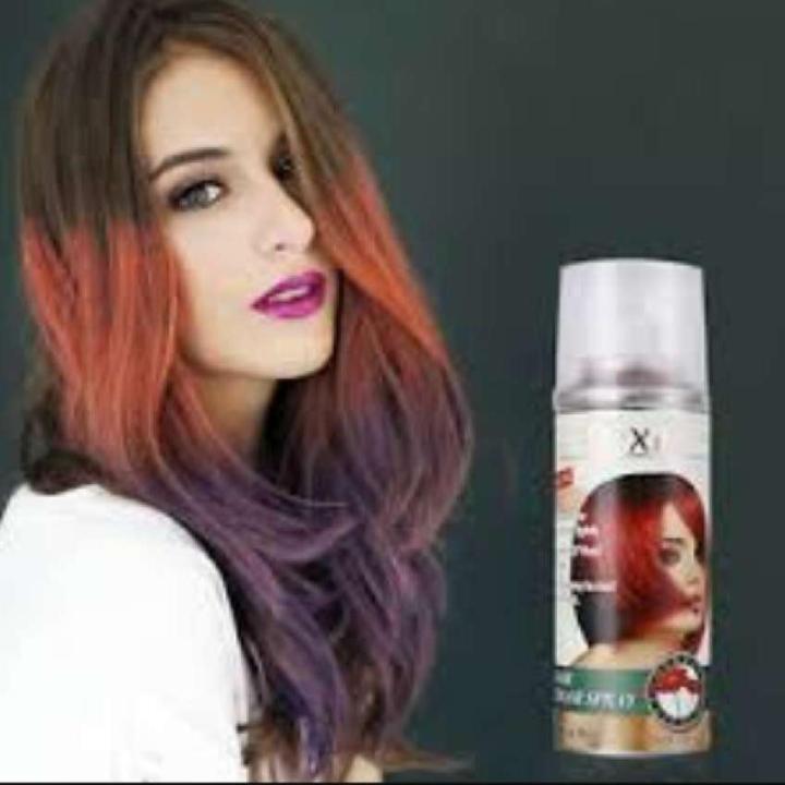 Details about 138ml Wine Red Color Dexe Hair Color Spray Temporary ...