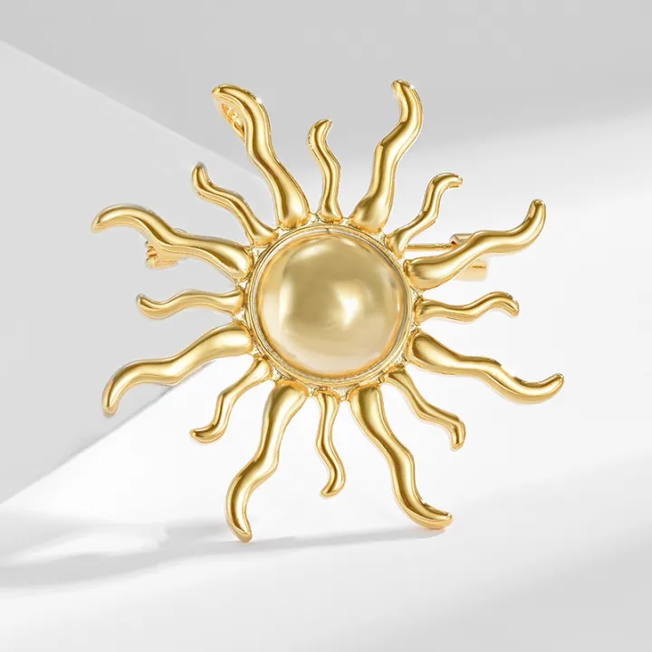 Gold%20sun%20pin%20women's%20niche%20design%20sense%20ins%20trendy%20high-end%20blazer%20neckline%20brooch%20ornaments%20accessories%20-%20Image%202