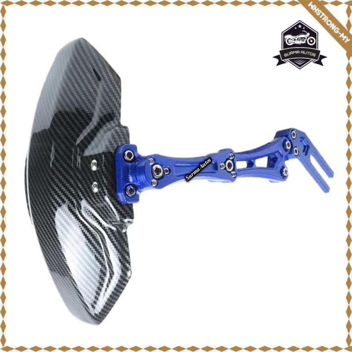 Carbon%20Fiber%20Motorcycle%20Mudguard%20CNC%20AluminumAlloy%20Widened%20Extension%20Splash%20Pad%20/%20Tyre%20Guard%20/%20Hugger%20For%20Universal%20-%20Image%205