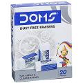 DOMS Non dust eraser 20 Pcs pack.