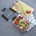 Lunch Box 3 Grid,Stainless Steel-750ml. 