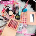 🛍️ Pink Flash Full Makeup Box Set for Women – 25+ Items Combo | Face, Eyes, Lips, Tools |. 