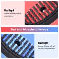 Nano Atomized Scalp Massage Hair Care Electric Instrument Comb Red and Blue Light Vibration Hair Growth Device.