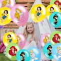 Disney Princess Disposable Tableware Set Snow White Cinderella Belle Paper Plate Tablecloth Kids Girls Birthday Party Decoration.
