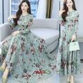 New Stylish Women High-Quality Hijabi Long Dress - Neck Design 3D Screen Print Gown Kurti - Ideal for All Occasions and Seasons. 