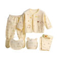 Exclusive Newborn Baby 1 Set 5 Pieces Dress - (0 - 6 Month). 