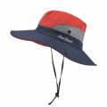 Parent-child Unisex Summer Foldable Sun Fisherman Hat Men Women Wide Brim Casual Travel Beach Sunscreen UV Protection Cap V14.
