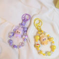 Labubu Keychain Cute Fluffy Fashion Bags Jewelry Keys Gifts Birthday.