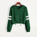 Tops Pullover Long Solid Womens Hoodie Casual Blouse Sleeve Sweatshirt Hooded Women's Blouse Long Sleeve with Pocket.