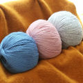 70g Mongolian Combed Cashmere Blended Yarn Hand-Knitted Crochet Knitting Soft Wool Yarn Baby Scarf Blanket Hand-Weaving Thread. 
