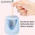 Effortless Pencil Sharpener Portable Electric Pencil Sharpener Rechargeable Battery Operated Ideal School Stationery Gift for Students.