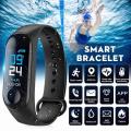 M3 Smart Band Waterproof Heart Rate Monitor Bluetooth Smart Sleep Bracelet Fitness Tracker Blood Pressure Pedometer Watch. 