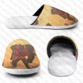 Skibidi Toilet DIY Design Winter Cotton Slippers Fashion Couple Winter Anti Slip Warm Wide Versatile House Shoes Cotton Slippers.