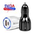 【Homesickneisi】 2023 Type C Car Charger For iPhone Samsung OPPO Realme C11 C12 C15 C17 C21 C25 C20 Fast Car Charger QC3.0 USB Fast Charging Chargers. 