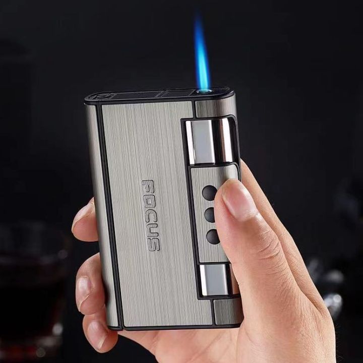 New%202%20In%201%20Automatic%20Cig@%20arette%20Box%20with%20Lig@hter%20Metal%20-%20Image%205