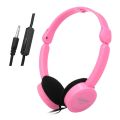 KUBITE T-111 3.5mm Wired Headphones Foldable Sports Headset Portable Music Gaming Earphones w/ Mic For MP4 MP3 Laptop Tablet PC. 