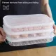 Hourser 5Pcs Food Storage Containers Transparent PE soft cover fish and meat frozen preservation box Freezer Container Fresh Box. 