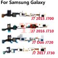 For Samsung Galaxy J7 Duo 2018 2015 2016 2017 J700 J710 J720 J730 J727 Home Button keypad Sensor Audio Jack Headphone Flex Cable. 