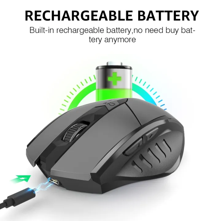 Inphic%20PM6%206%20Keys%201000/1200/1600%20DPI%20Home%20Gaming%20Wireless%20Mechanical%20Mouse,%20Colour:%20Gray%20Wireless+Bluetooth%204.0+Bluetooth%205.0%20-%20Image%208