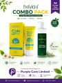 Freyias Tea Tree Daily foaming Facewash 200ml+ Freyias Sunscreen SPF 50 PA++ for oily skin.