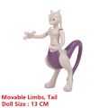 New Pokemon 4-13Cm Cartoons Movie Anime Figure Pikachu Lucario Mewtwo Flying Dragon Pet Action Figures Model Toy Birthday Gifts. 