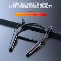 【FUPANG】Hours Wireless Bluetooth Magnetic Sports Standby Running Headset IPX5 Waterproof Sport Earbuds Noise Reduction Neckband Headphone. 